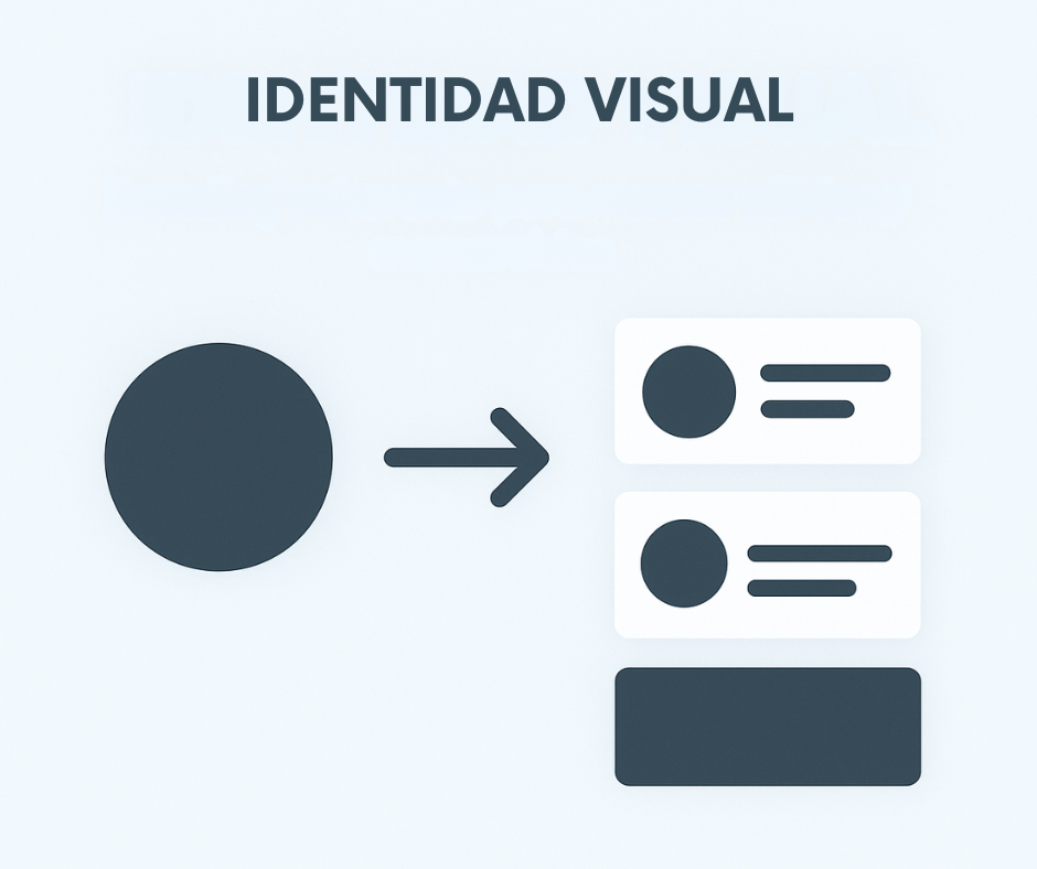 imagen simple que ejemplifica identidad visual